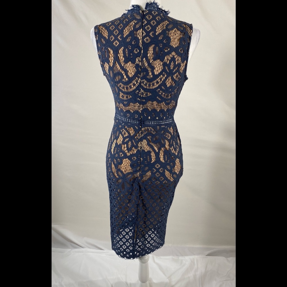 Stunning Akira Blue Floral Midi Dress! - Picture 3 of 3